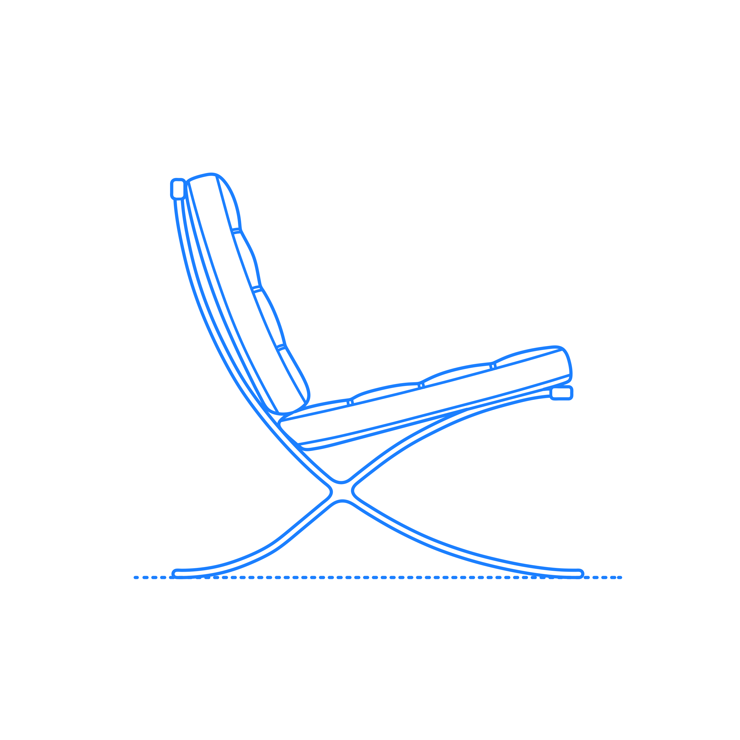 Furniture Lounge Chairs Barcelona Chair Sketch Style Svg Vector Free Vectors